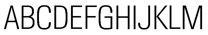 Neue Gstaad Variable Narrow Extralight Font UPPERCASE