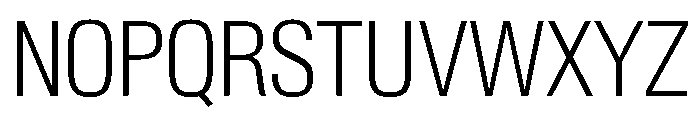 Neue Gstaad Variable Narrow Extralight Font UPPERCASE