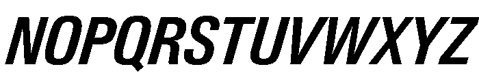 Neue Gstaad Variable Narrow Semibold Italic Font UPPERCASE