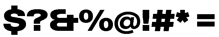 Neue Gstaad Variable Wide Black Font OTHER CHARS