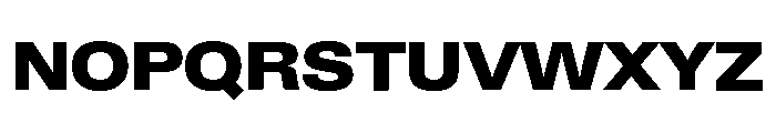 Neue Gstaad Variable Wide Black Font UPPERCASE