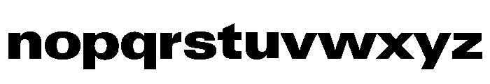 Neue Gstaad Variable Wide Black Font LOWERCASE