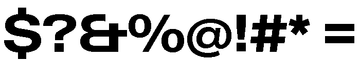 Neue Gstaad Variable Wide Bold Font OTHER CHARS