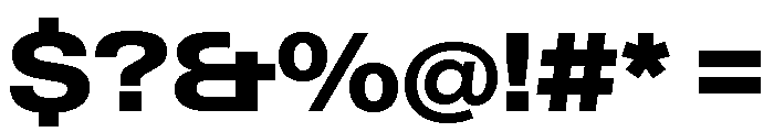 Neue Gstaad Variable Wide Extrabold Font OTHER CHARS
