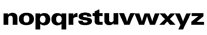 Neue Gstaad Variable Wide Extrabold Font LOWERCASE