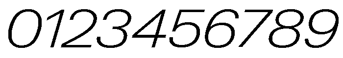 Neue Gstaad Variable Wide Extralight Italic Font OTHER CHARS