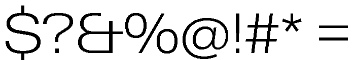 Neue Gstaad Variable Wide Extralight Font OTHER CHARS