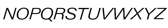 Neue Gstaad Variable Wide Light Italic Font UPPERCASE