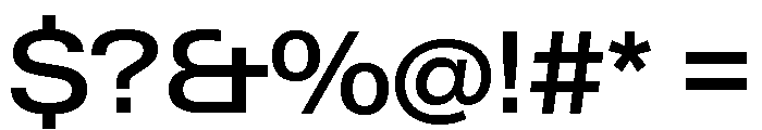 Neue Gstaad Variable Wide Medium Font OTHER CHARS
