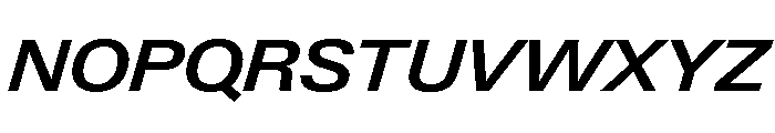 Neue Gstaad Variable Wide Semibold Italic Font UPPERCASE