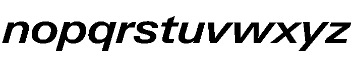 Neue Gstaad Variable Wide Semibold Italic Font LOWERCASE