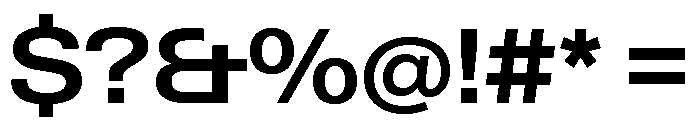 Neue Gstaad Variable Wide Semibold Font OTHER CHARS