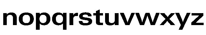 Neue Gstaad Variable Wide Semibold Font LOWERCASE