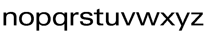 Neue Gstaad Variable Wide Font LOWERCASE