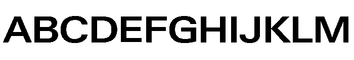 Neue Gstaad Wide Semibold Font UPPERCASE