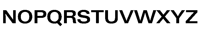 Neue Gstaad Wide Semibold Font UPPERCASE