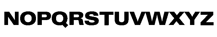 Neue Gstaad Wide Variable Wide Black Font UPPERCASE