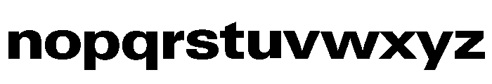 Neue Gstaad Wide Variable Wide Extrabold Font LOWERCASE