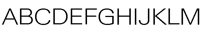 Neue Gstaad Wide Variable Wide Extralight Font UPPERCASE