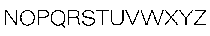 Neue Gstaad Wide Variable Wide Extralight Font UPPERCASE