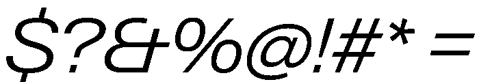 Neue Gstaad Wide Variable Wide Light Italic Font OTHER CHARS