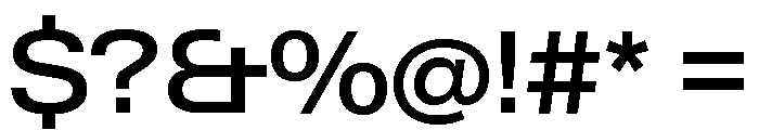 Neue Gstaad Wide Variable Wide Medium Font OTHER CHARS