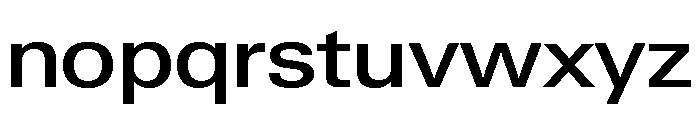 Neue Gstaad Wide Variable Wide Medium Font LOWERCASE