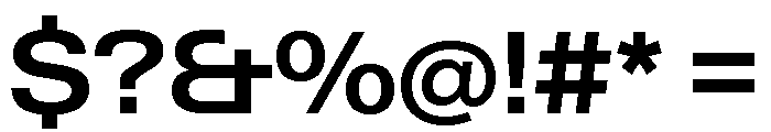 Neue Gstaad Wide Variable Wide Semibold Font OTHER CHARS