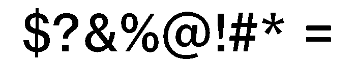 Neue Haas Grotesk Agate Regular 2 Font OTHER CHARS