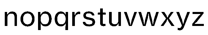 Neue Haas Grotesk Agate Regular Font LOWERCASE