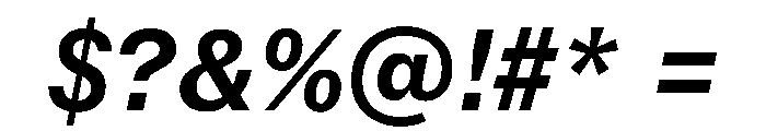 Neue Haas Grotesk Agate Semibold Italic Font OTHER CHARS