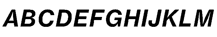 Neue Haas Grotesk Agate Semibold Italic Font UPPERCASE
