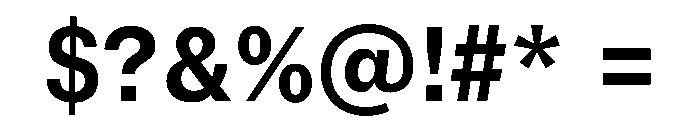 Neue Haas Grotesk Agate Semibold Font OTHER CHARS