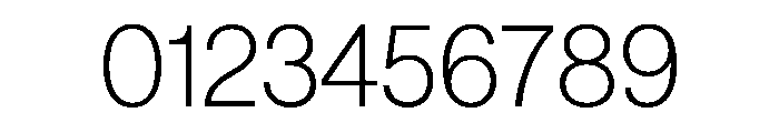 Neue Haas Grotesk Display 35 Thin Font OTHER CHARS
