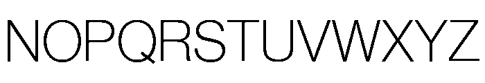 Neue Haas Grotesk Display 35 Thin Font UPPERCASE