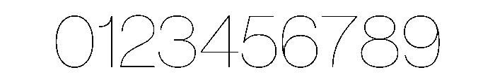 Neue Haas Grotesk Display (Round Dots) 15 XXThin Font OTHER CHARS