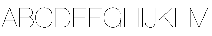 Neue Haas Grotesk Display (Round Dots) 15 XXThin Font UPPERCASE