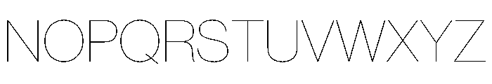 Neue Haas Grotesk Display (Round Dots) 15 XXThin Font UPPERCASE
