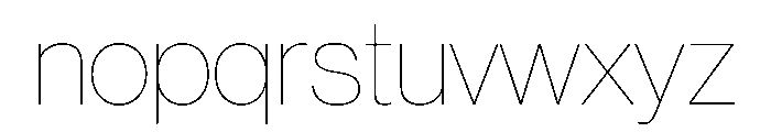 Neue Haas Grotesk Display (Round Dots) 15 XXThin Font LOWERCASE