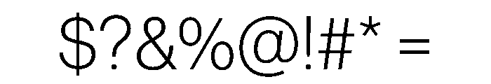 Neue Haas Grotesk Display (Round Dots) 35 Thin Font OTHER CHARS