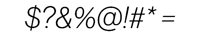 Neue Haas Grotesk Display (Round Dots) 36 Thin Italic Font OTHER CHARS