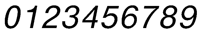 Neue Haas Grotesk Text Mono 56 Roman Oblique Font OTHER CHARS
