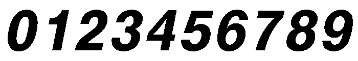Neue Haas Grotesk Text Mono 76 Bold Oblique Font OTHER CHARS