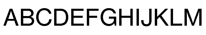 Neue Haas Grotesk Text (Round Dots) 55 Roman Font UPPERCASE