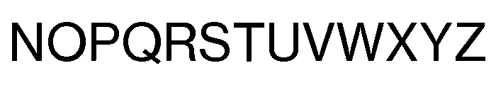 Neue Haas Grotesk Text (Round Dots) 55 Roman Font UPPERCASE