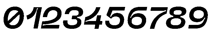 Neue Machina Inktrap Semibold Italic Font OTHER CHARS