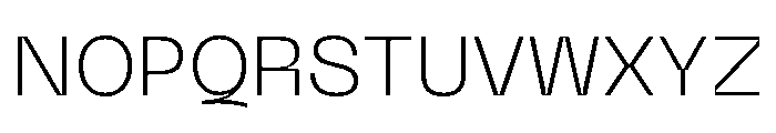 Neue Machina Inktrap Ultralight Font UPPERCASE
