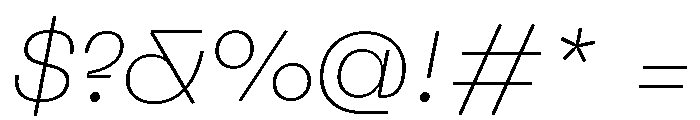Neue Machina Inktrap Variable Regular 10 Font OTHER CHARS