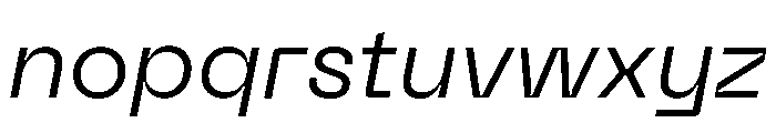Neue Machina Inktrap Variable Regular 12 Font LOWERCASE