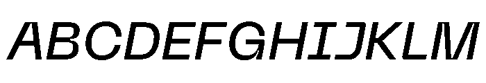 Neue Machina Inktrap Variable Regular 14 Font UPPERCASE
